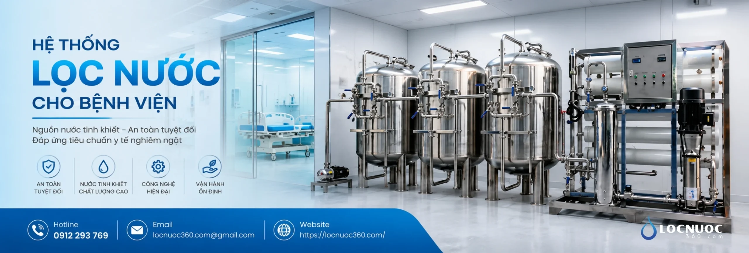 Locnuoc360 – Chuyên gia lọc nước Công nghiệp và Dân dụng