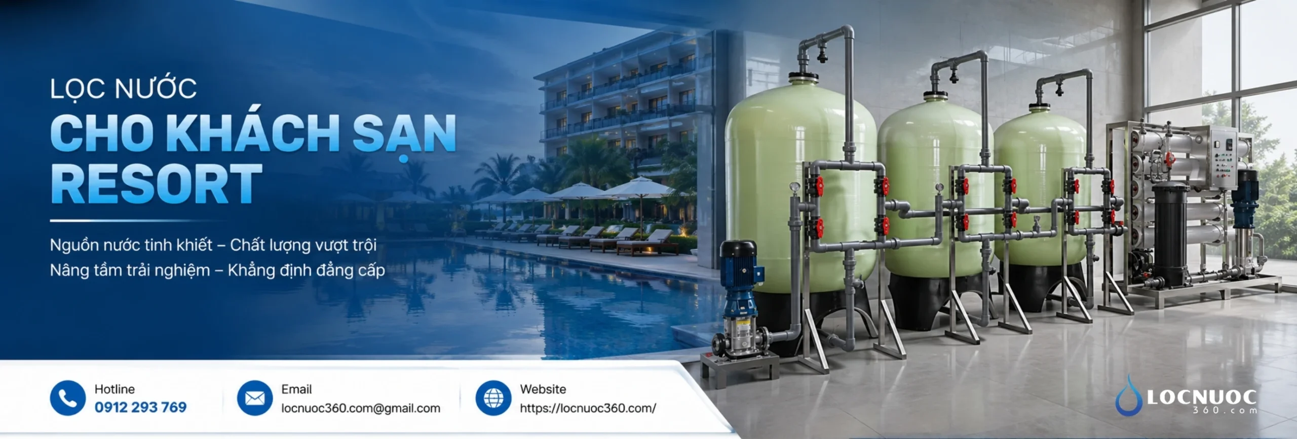 Locnuoc360 – Chuyên gia lọc nước Công nghiệp và Dân dụng
