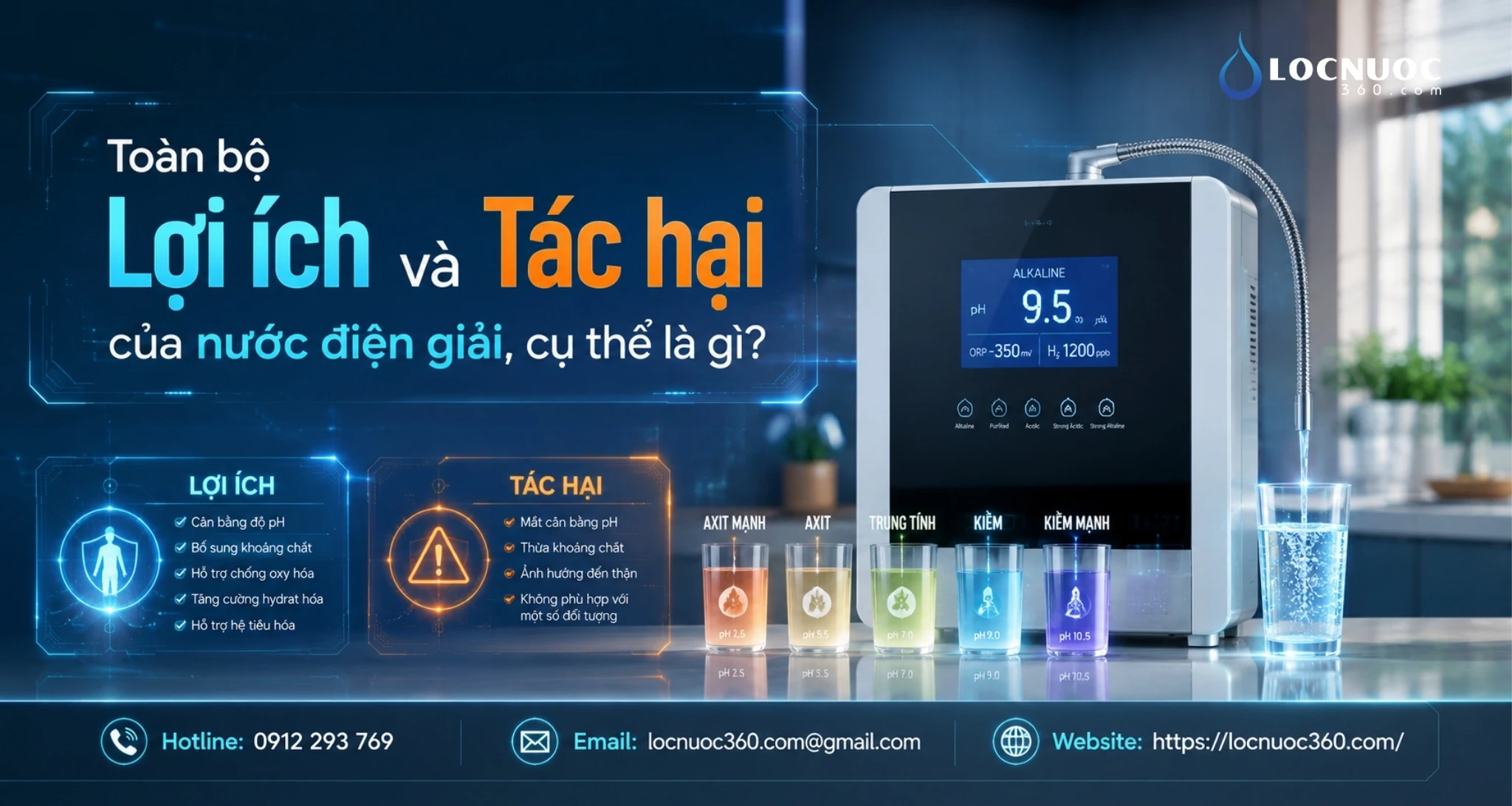 Toàn bộ Lợi ích và Tác hại của nước điện giải, cụ thể là gì?