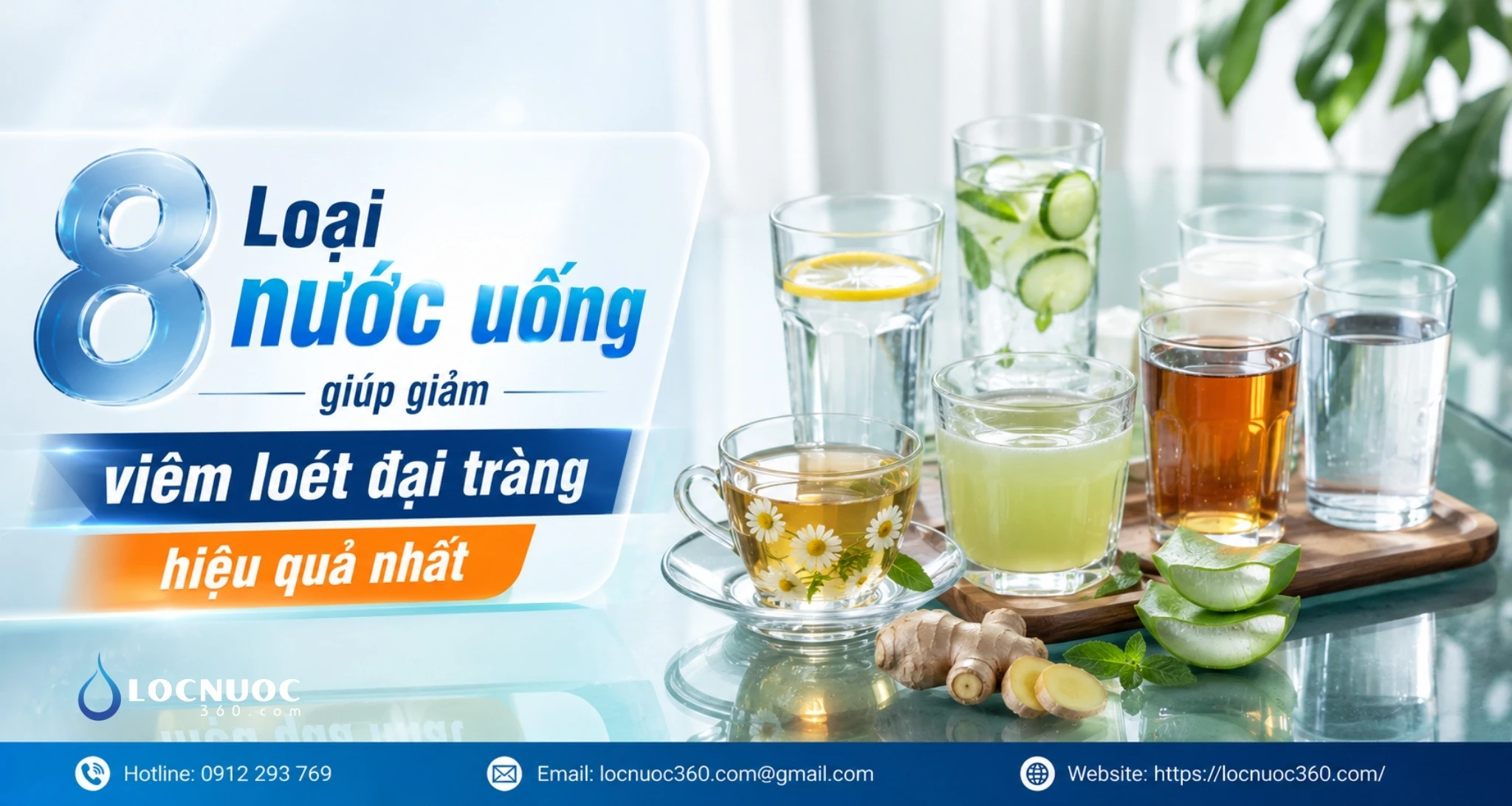 8 Loại nước uống giúp giảm viêm loét đại tràng hiệu quả nhất
