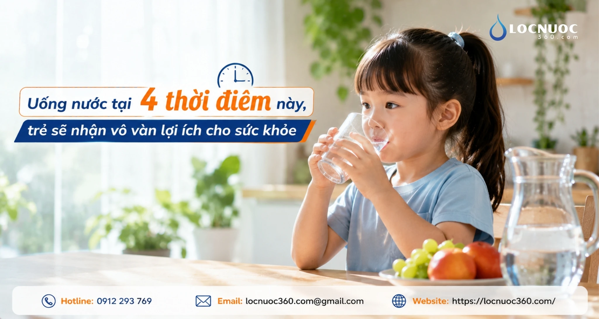 Uống nước tại 4 thời điểm này, trẻ sẽ nhận vô vàn lợi ích cho sức khỏe