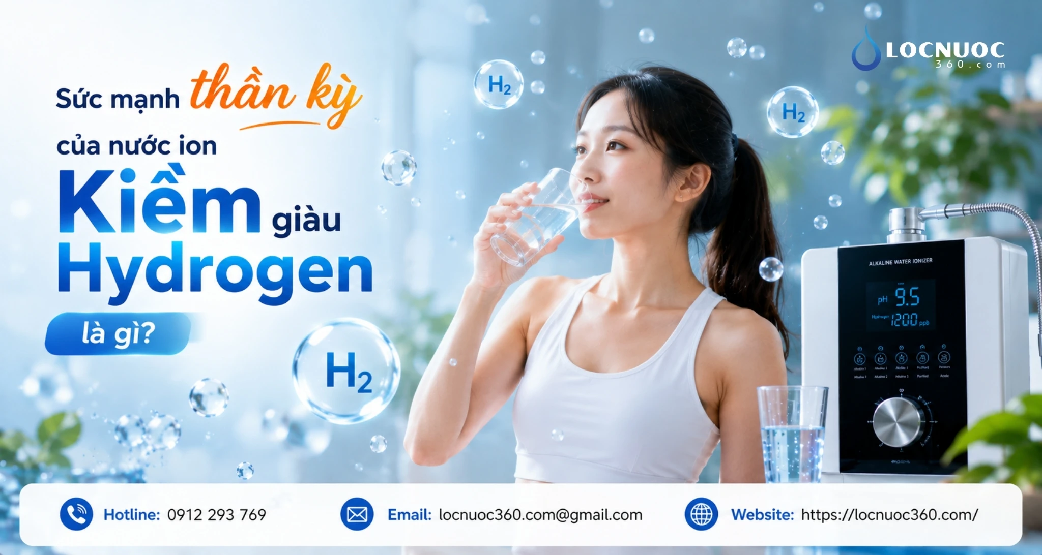 Sức mạnh thần kỳ của nước ion Kiềm giàu Hydrogen là gì?