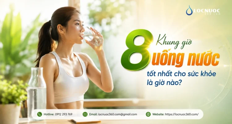 8 Khung giờ uống nước tốt nhất cho sức khỏe là giờ nào?