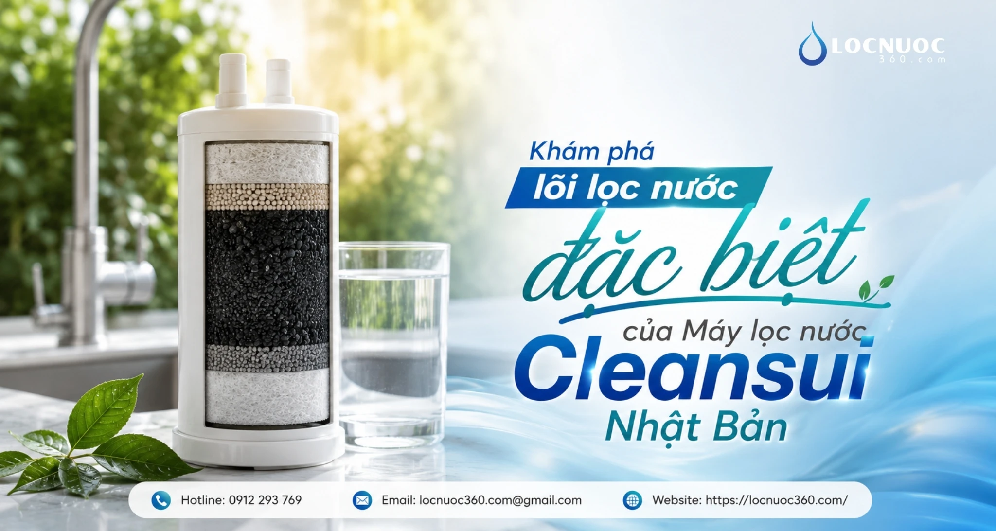 Khám phá lõi lọc nước đặc biệt của Máy lọc nước Cleansui Nhật Bản
